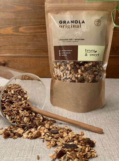 Granola original healthy Chocolat noir - Amandes (250g)