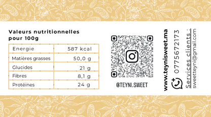 Beurre de Cacahuète 100% Naturel (Pot 300g)